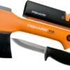 Fiskars X5 Fireplace Set With Axe, Knife And Sharpener