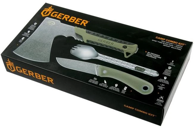 Gerber Pack Hatchet, Spine Fixed Knife & Devour Spork Box EFS 6 Gerber Pack Hatchet, Spine Fixed Knife & Devour Spork Box EFS - Image 4