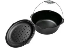 Lodge Dutch Oven With Spiral Handle L10DO3, Contents Approx. 6.6 L 6 Lodge Dutch Oven With Spiral Handle L10DO3, Contents Approx. 6.6 L -Silky Sales Store LG L 10DO3 02 lodge