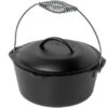 Lodge Dutch Oven With Spiral Handle L8DO3, Contents Approx. 4.7 L -Silky Sales Store LG L 8DO3 01 lodge