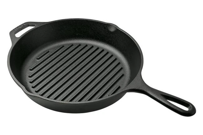 Lodge Cast Iron Grill Pan L8GP, 26 Cm 3 Lodge Cast Iron Grill Pan L8GP, 26 Cm