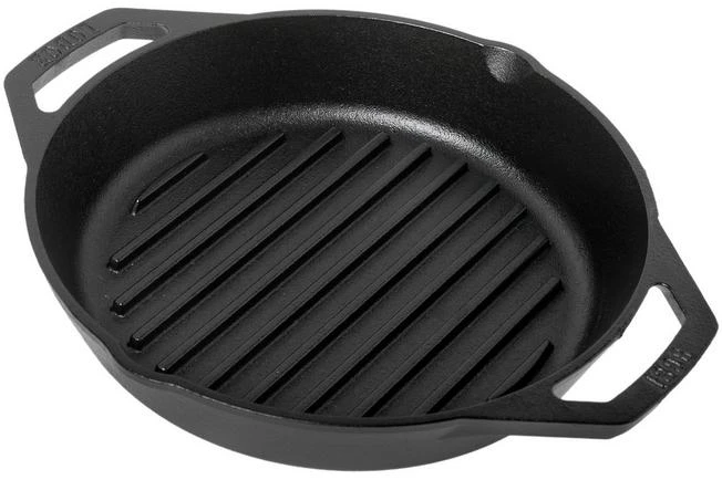 Lodge Frying Pan/grill Pan With Two Handles L8GPL, Diameter Approx. 26 Cm 3 Lodge Frying Pan/grill Pan With Two Handles L8GPL, Diameter Approx. 26 Cm