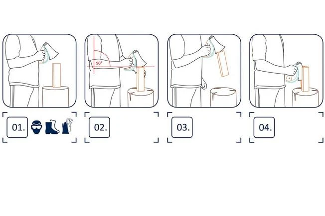 Mueller Müller Kindling Axe Triff-fix Classic-S, 1950g, 7281,19 6 Mueller Müller Kindling Axe Triff-fix Classic-S, 1950g, 7281,19 - Image 4